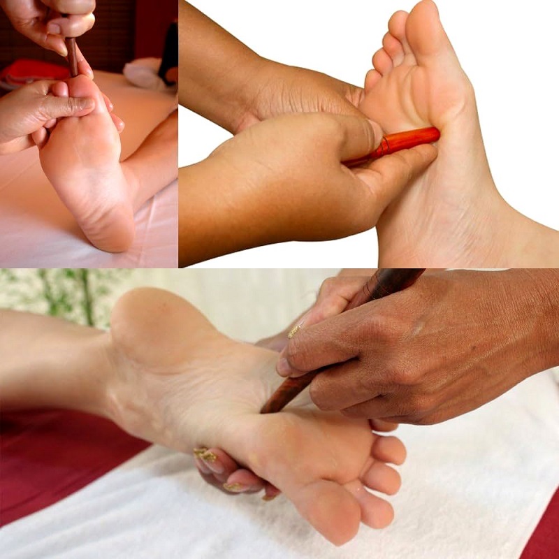 Bastoncino di legno per massaggio thailandese - WangProm Herb